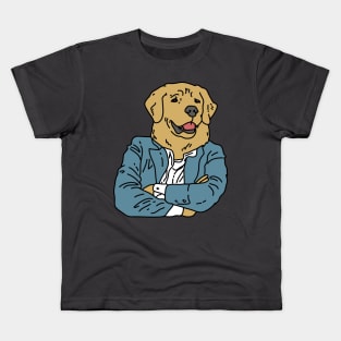 Labrador Dog Salary Man Kids T-Shirt